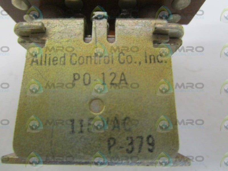ALLIED P0-12A RELAY 115VAC  NSNP