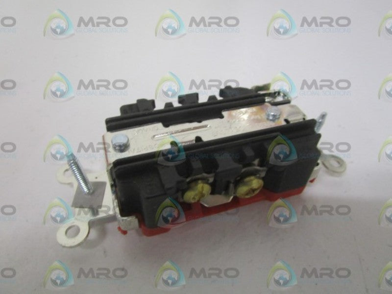 PASS & SEYMOUR 8300-RED DUPLEX RECEPTACLE NSMP