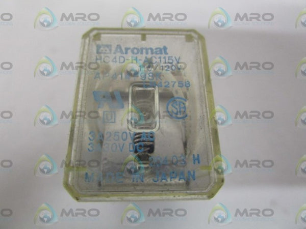 AROMAT HC4D-H-AC115V RELAY 110/120V  UNMP