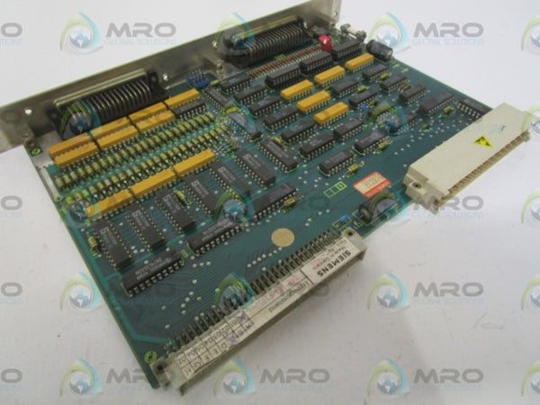 SIEMENS 6FX1118-4AA01 INTERFACE MODULE BOARD UNMP