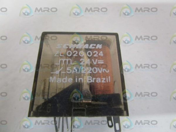 SCHRACK ZL020024 RELAY 24V  UNMP