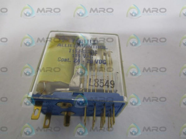ALLIED CONTROL T154-CC-CC RELAY 115VAC  NSNP