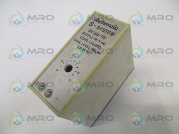 ELECTROMATIC SV225115 LIQUIDS DUAL LEVEL RELAY 115V (AS PICTURED)  UNMP