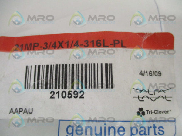 ALFA LAVAL 210592 21MP-3/4X1/4-316L-LP MALE ADAPTER  NSNP