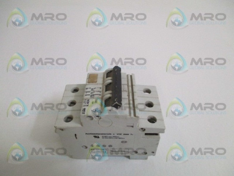 ABB S273-K40A CIRCUIT BREAKER 40A (AS PICTURED)  UNMP
