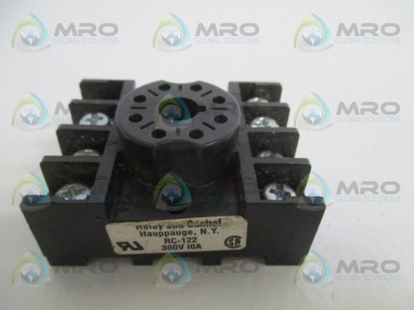 RELAY & CONTROL RC-122 RELAY SOCKET  UNMP