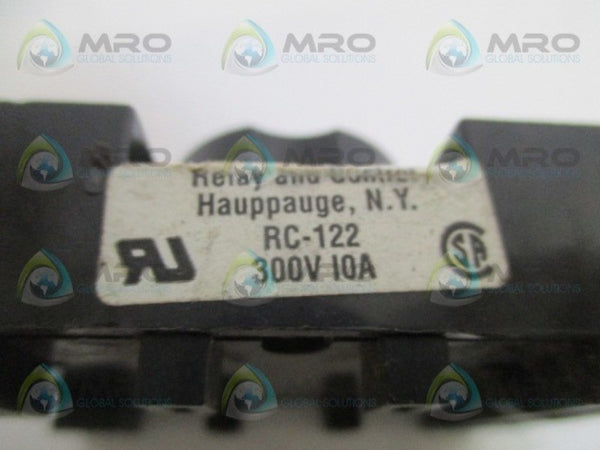 RELAY & CONTROL RC-122 RELAY SOCKET  UNMP