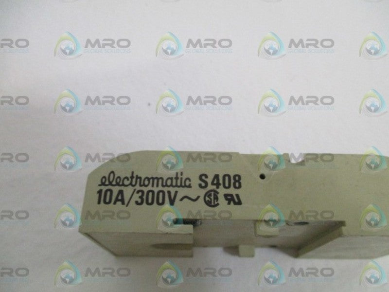 ELECTROMATIC S408 RELAY SOCKET  UNMP