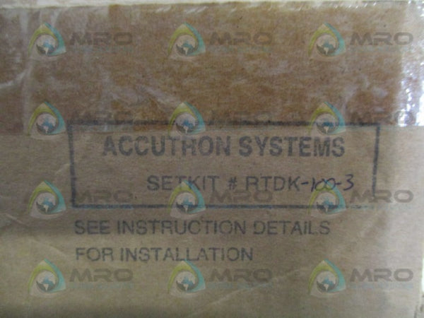 ACCUTRON SYSTEMS RTDK-100-3 SET KIT  NSMP