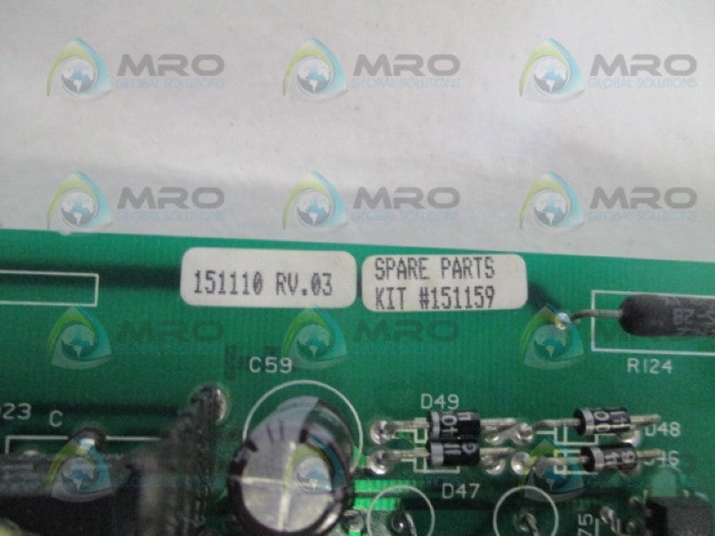 ALLEN BRADLEY 151159 CIRCUIT BOARD BASE DRIVER  UNMP