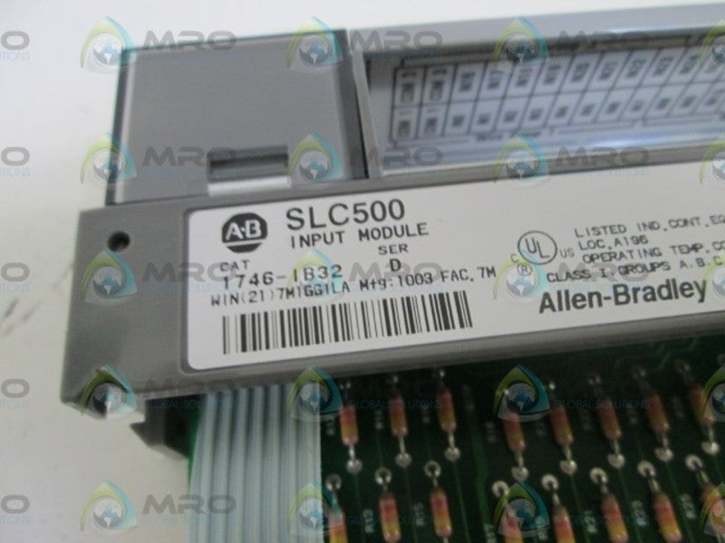 ALLEN BRADLEY 1746-IB32 SER. D (MISSING TERMINAL)  UNMP