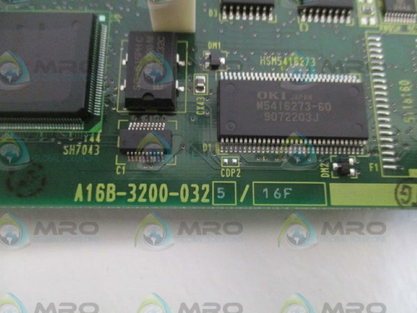 FANUC A16B-3200-0325/16F PROCESS CONTROL BOARD  NSNP