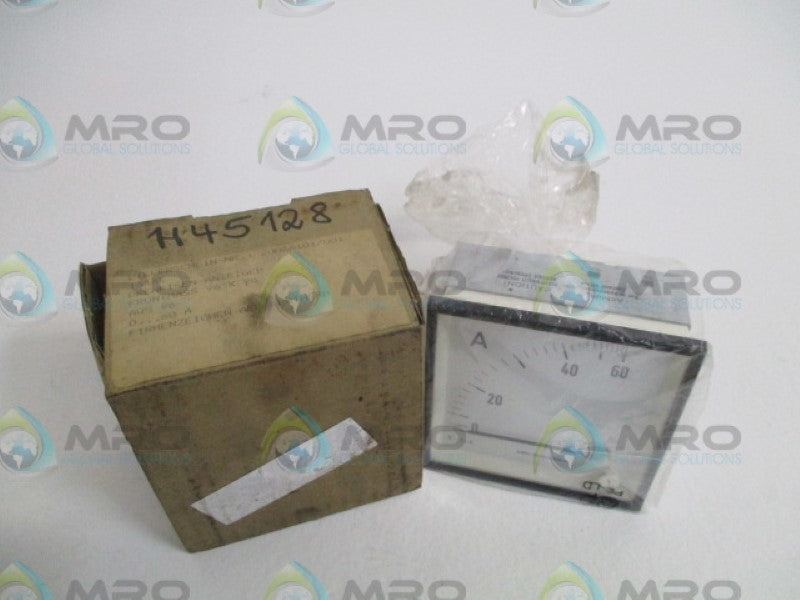 AEG-ELOTHERM 20066101/001 PANEL METER 0-60A  NSMP