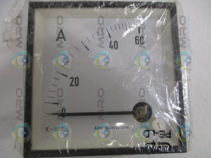 AEG-ELOTHERM 20066101/001 PANEL METER 0-60A  NSMP