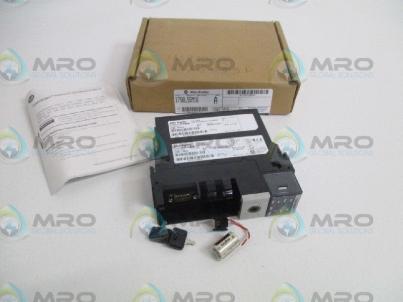 ALLEN BRADLEY 1756-L55M16 SER. A F/W 1.2 PROCESSOR UNIT  NSMP