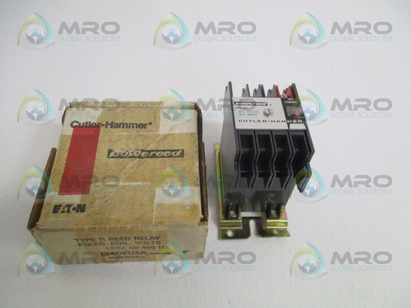 CUTLER-HAMMER D40RBA REED RELAY (MISSING ACCESSORIES)  NSMP