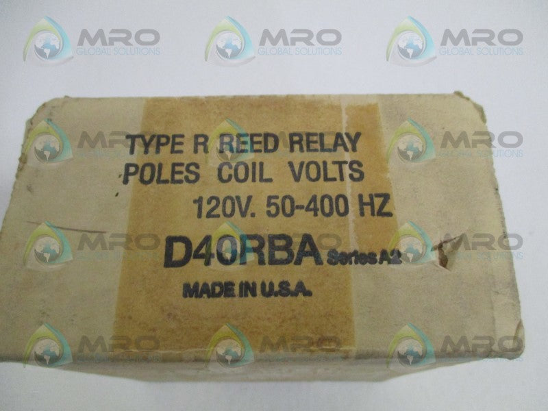 CUTLER-HAMMER D40RBA REED RELAY (MISSING ACCESSORIES)  NSMP