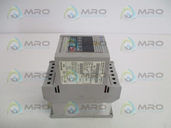ALLEN BRADLEY 160-BA01NPS1P1 SER. C F/W 7.03 CONTROLLER (AS PICTURED)  UNMP