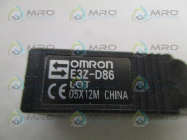 OMRON E3Z-D86 PHOTOELECTRIC SWITCH (MISSING ACCESSORIES)  NSNP