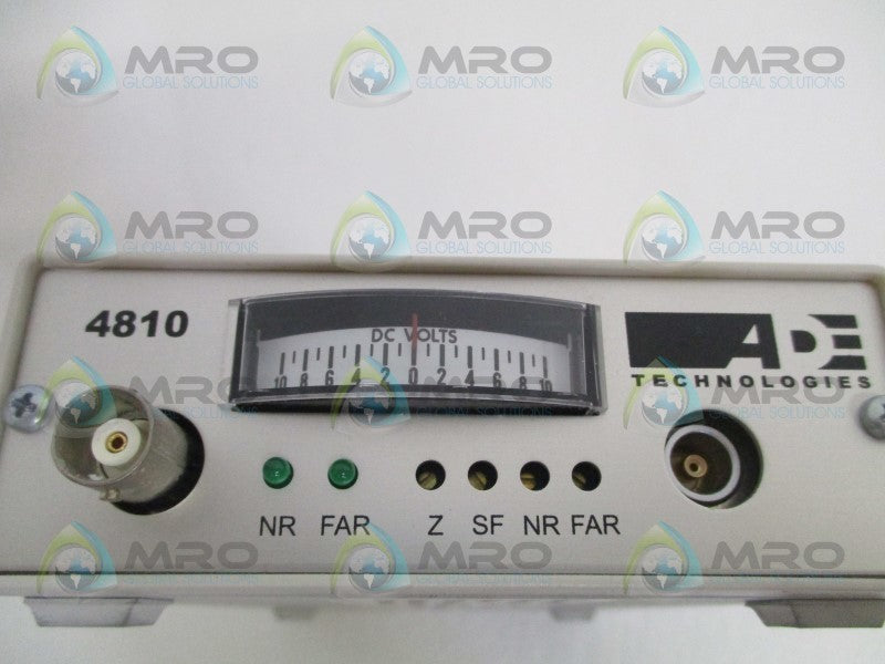 ADE TECHNOLOGIES 4810 CAPACITIVE GAUGING SYSTEM  NSNP