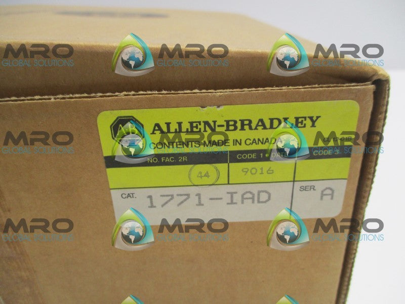 ALLEN BRADLEY 1771-IAD SER. A  NSMP