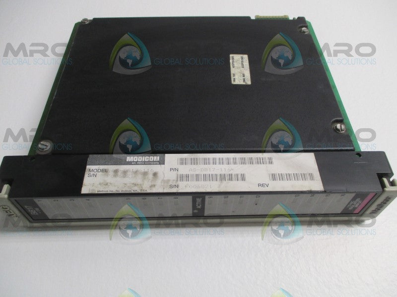 AEG MODICON AS-B817-116  ISOLATED INPUT MODULE  UNMP