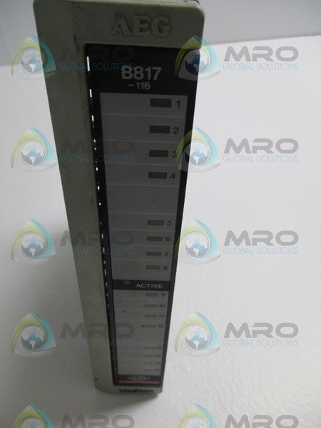 AEG MODICON AS-B817-116  ISOLATED INPUT MODULE  UNMP