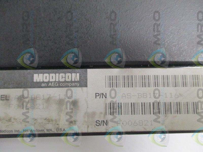 AEG MODICON AS-B817-116  ISOLATED INPUT MODULE  UNMP