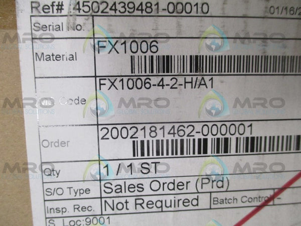 YOKOGAWA FX1006-4-2-H/A1 PAPERLESS RECORDER  NSMP