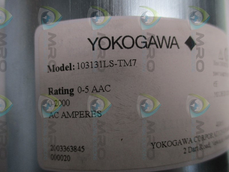 YOKOGAWA 103131LS-TM7 PANEL METER 0-2000 AC AMPS  NSNP