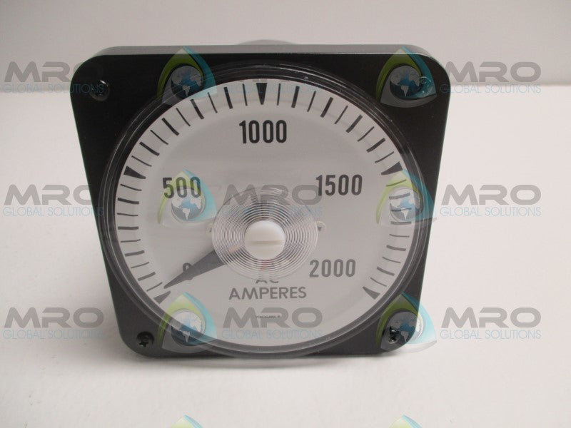 YOKOGAWA 103131LS-TM7/P PANEL METER 0-2000 AC AMPS  NSMP