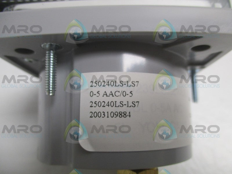 YOKOGAWA 250240LS-LS7 PANEL METER 0-5 ACA  NSMP