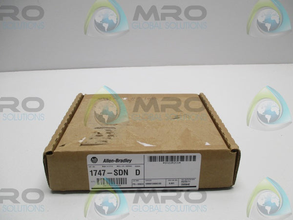 ALLEN BRADLEY 1747-SDN SER. D F/W 9.001 DATE: 2011  NSFS