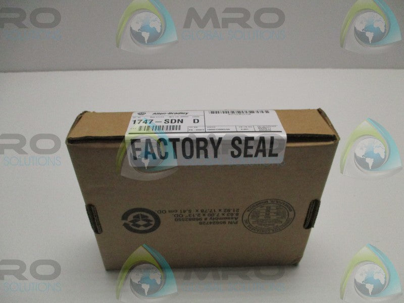 ALLEN BRADLEY 1747-SDN SER. D F/W 9.001 DATE: 2011  NSFS