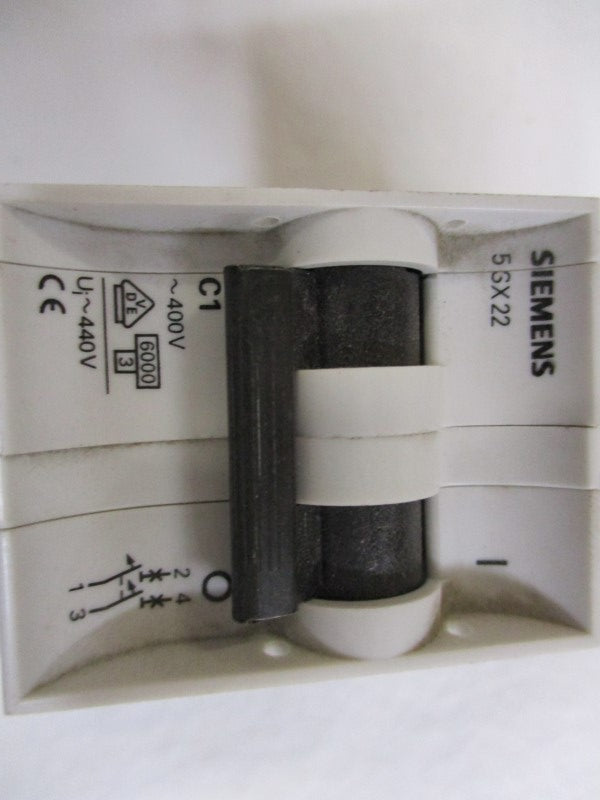 SIEMENS 5SX22-C1 CIRCUIT BREAKER 1A 400V  UNMP