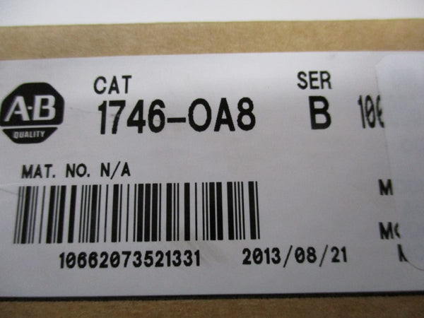 ALLEN BRADLEY 1746-OA8 SER. B DATE: 2013 NSFS