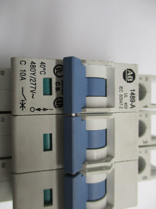 ALLEN BRADLEY 1489-A3C100 SER. A 10A 480/277V NSNP