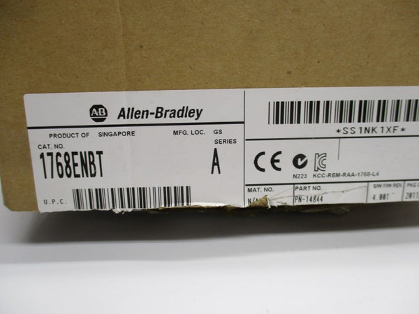 ALLEN BRADLEY 1768-ENBT SER. A F/W 4.001 NSMP