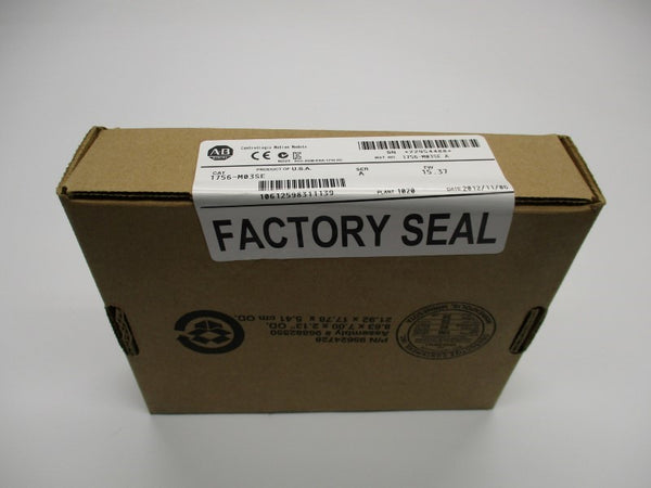ALLEN BRADLEY 1756-M03SE SER. A F/W 15.37 DATE: 2012 NSFS