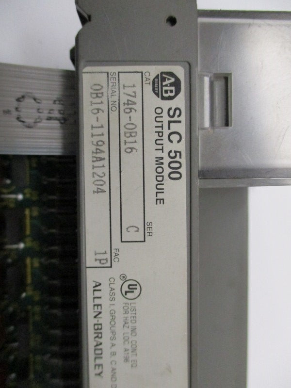 ALLEN BRADLEY 1746-OB16 SER. C (MISSING TERMINAL) UNMP