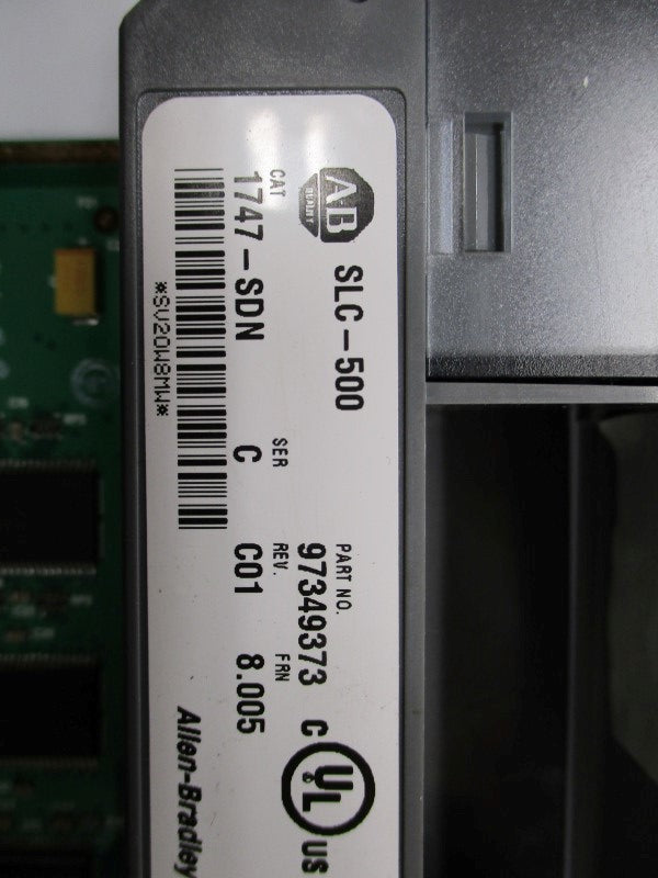 ALLEN BRADLEY 1747-SDN SER. C F/W 8.005 UNMP