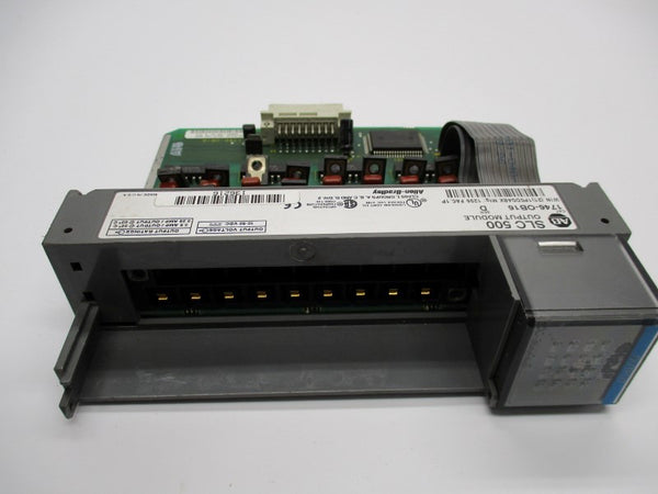 ALLEN BRADLEY 1746-OB16 SER. D (MISSING TERMINAL) UNMP