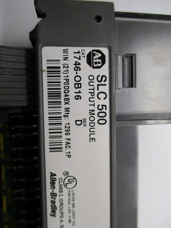 ALLEN BRADLEY 1746-OB16 SER. D (MISSING TERMINAL) UNMP