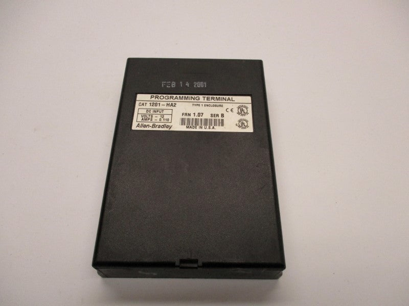 ALLEN BRADLEY 1201-HA2 SER. B F/W 1.07 12VDC 0.110A UNMP