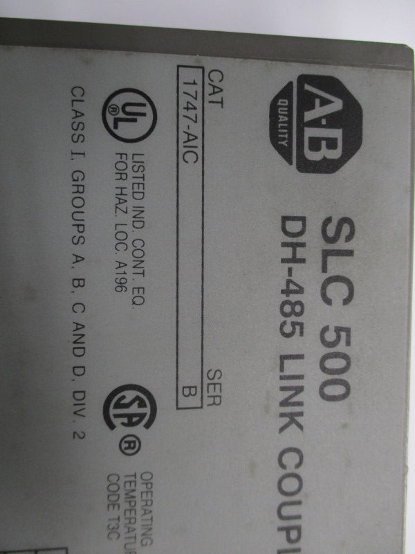 ALLEN BRADLEY 1747-AIC SER. B (AS PICTURED) UNMP