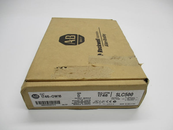 ALLEN BRADLEY 1746-OW16 SER. D DATE: 2007 NSFS