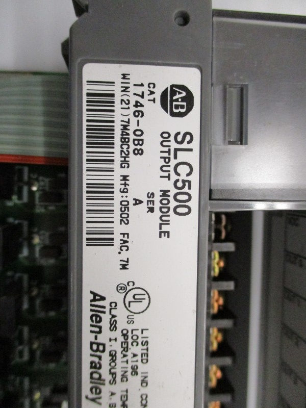 ALLEN BRADLEY 1746-OB8 SER. A (REPAIRED) UNMP