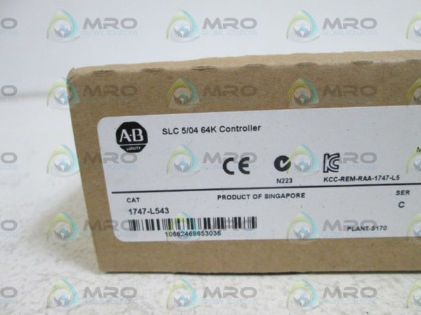 ALLEN BRADLEY 1747-L543 SER. C DATE: 2013  NSFS