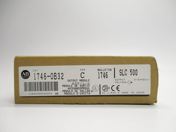 ALLEN BRADLEY 1746-OB32 SER. C 5-50VDC NSMP