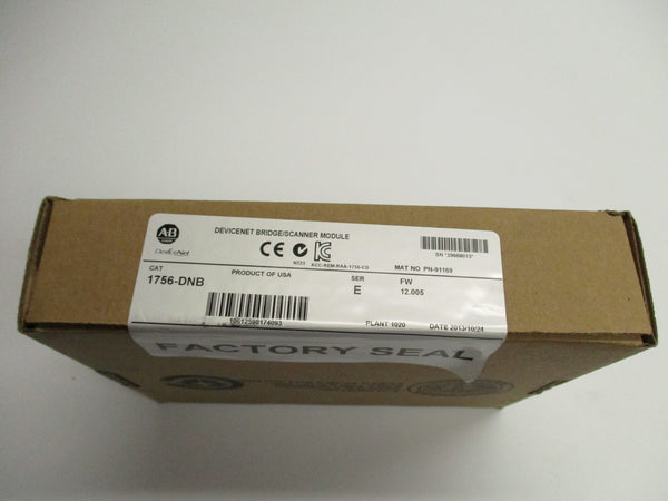 ALLEN BRADLEY 1756-DNB SER. E F/W 12.005 NSMP